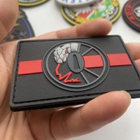 Patch en caoutchouc personnalisé avec logo, patchs 3D en PVC thermocollants, appliques autocollantes personnalisées, badges en caoutchouc, patchs en PVC