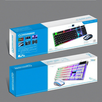 Wholesale Punk Retro Mechanical Gaming Keyboard Wired USB RGB Backlit Illuminated High Keycap Computer Keyboard for Gamer