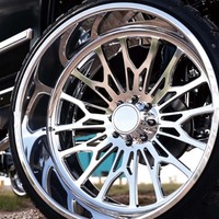 Rines Monobloque Forjados para Camioneta de 20, 22, 24, 26 y 28 Pulgadas, 6*139.7, 6*135, 8*170, 8*180, 8*165.1, 5*127, Pulidos, con Borde Profundo, Estilo H, para Jeep JK
