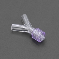 Alta calidad I T Y en forma de L codo tipo T giratorio móvil macho Luer Lock conector de plástico para tubos de manguera