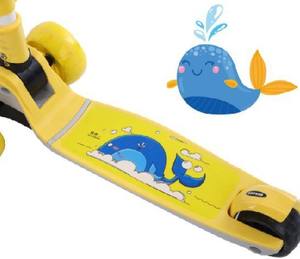 Patinetes de rueda de parpadeo ajustables para niños con asiento, 3 ruedas, 2 en 1, <span class=keywords><strong>scooter</strong></span> plegable, gran oferta, personalizado, china - Product Image 6