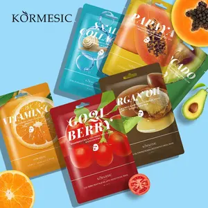 KORMESIC Private Label Korean Skin Care Mask Facial Natural Fruit Extract Best Whitening Moisturizing Beauty Mask Facial Mask