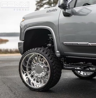 FANXI 24x12 8x6.5 pour Dodge Ram 2500 22x12 pour Yukon 6x5.5, entraxe 26x16 8x180 pour camion Duramax avec enjoliveurs flottants