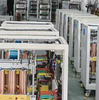 Reguladores/Estabilizadores de Voltaje de CA Trifásicos SBW-250kVA, 98% de Eficiencia, Construcción de Cobre para Equipos Industriales SVC 50/60Hz
