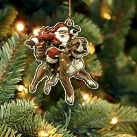 Jouets en peluche personnalisés en gros pour Noël : Père Noël Boxer, jouets en peluche moelleux, animaux en peluche de 4 pouces, jouets pour machine à griffes pour magasin