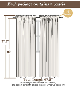 <span class=keywords><strong>Tende</strong></span> Oscuranti di Lusso LeiSen per Camera da Letto, Stile Francese e Americano, Ricamate con Fiori, 100% Poliestere, per Soggiorno - Product Image 6