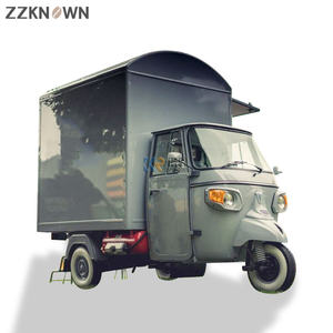 Chariot alimentaire électrique à 3 roues commercial, camion de vente de crème glacée personnalisé avec congélateur, tricycle entièrement équipé - Product Image 2