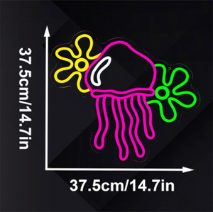 Letreros de luz de neón personalizables <span class=keywords><strong>para</strong></span> parque infantil, divertidas pantallas de luz de guía de animales <span class=keywords><strong>para</strong></span> mejorar el ambiente festivo, estilos de porristas - Product Image 3