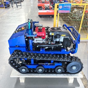 Tondeuse à <span class=keywords><strong>gazon</strong></span> télécommandée à batterie pour l'exportation transfrontalière Europe-Amérique, broyeur d'herbe, autonomie de 4 à 5 heures, pour vergers - Product Image 2