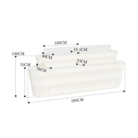 Présentoir de rangement rond en nid d'abeille Innopaper Art Déco - Support rotatif à 360° pour magasin de détail et salon professionnel - Vente chaude
