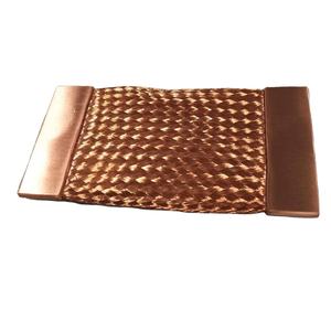 Hohe Leitfähig keit Lila Kupfer geflochtene flexible Sammel schiene Bare C11000 Kupfer geflechts tange - Product Image 6