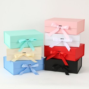 Professional Custom Luxury Paperboard Gift Box Magnetic Closure Rectangular Design Ribbon Socks Personal Logo Matt Recyclable - Product Image 2