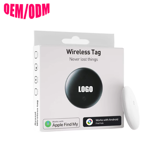 Traceur GPS double système (iOS/Android) pour animaux de compagnie, anti-perte pour chien, compatible AirTag, localisateur Bluetooth précis pour chiens et clés - Product Image 1
