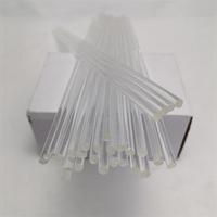 Bâton lumineux en fibre optique de grande taille 5mm 6mm, câble en fibre optique PS solide pour panneaux de ciment et briques en béton