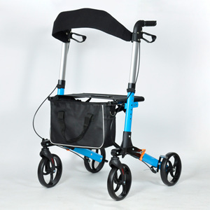 BQ1002B Rollator Walker de aluminio ajustable Rollator plegable <span class=keywords><strong>con</strong></span> <span class=keywords><strong>asiento</strong></span> cómodo <span class=keywords><strong>para</strong></span> personas mayores y <span class=keywords><strong>adultos</strong></span> - Product Image 2