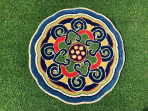 Alfombras hechas a mano con logotipo personalizado para sala de estar, alfombra de jardín 3D, alfombra redonda con mechón de mano, alfombra con logotipo de corredor - Product Image 2