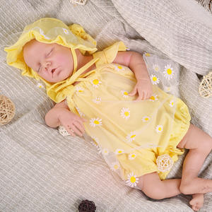 2024 détails réalistes les plus populaires bébé doux plein Silicone 46Cm 2.45Kg fille endormie Silicone bébé poupée réaliste <span class=keywords><strong>Reborn</strong></span> poupées - Product Image 4