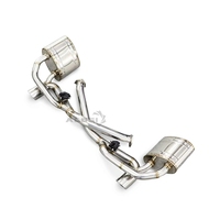 Header Manifold Knalpot + Sistem Knalpot Lengkap Catback untuk Porsche 911 997.2 3.6 3.8 2004-2012 SS304 Knalpot Performa Tinggi 1:1 OEM Fitment