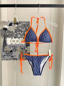 Hot Selling Ladies Sexy Halter Swimwear Beachwear Printed Push Bikini Set for Holidays Women's Two Piece Thongs Bottom <strong>Swimsuits</strong> - Product Image 6