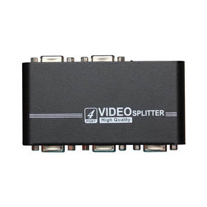 AMS-V1S4 répartiteur VGA 1 en 4 sorties vidéo Smart HD haute performance 1x4 répartiteur 200MHz 1920*1440 pour moniteurs <span class=keywords><strong>PC</strong></span> - Product Image 2