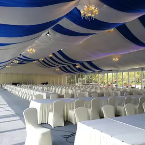 Nieuwe Verkopende Pop-Up Tent Grote Luxe Bruiloft Tent Tent Met Mooie Voering Decoratie