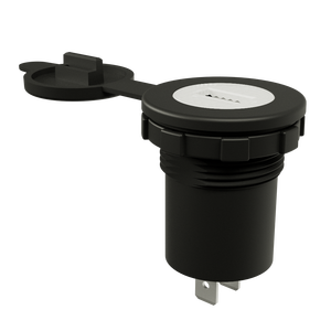 ที่ชาร์จในรถแบบช่องเสียบ USB คู่ปลั๊กไฟ12V 24V กันน้ำพร้อมพอร์ต USB สำหรับรถยนต์โวลต์มิเตอร์แบบดิจิตอล - Product Image 4