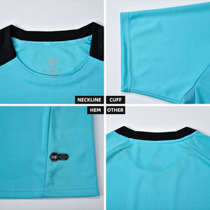 ชุดเครื่องแบบผู้ตัดสินฟุตบอลแบบระเหิดเสื้อเจอร์ซีย์ผู้ตัดสินบาสเก็ตบอล arbitre de arbitro - Product Image 5