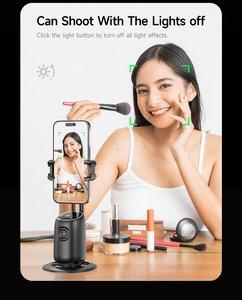 P05 AI 360 dudukan ponsel otomatis berputar, dudukan kamera <span class=keywords><strong>Gimbal</strong></span> menembak pintar dengan pelacakan wajah untuk Vlog langsung - Product Image 6