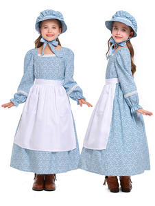 Vestido de Sirvienta Victoriano de Manga Larga, Superventas, para Cosplay de Mujeres Coloniales Pioneras - Product Image 3