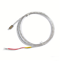 Sensor de Temperatura Industrial de Platino PT100 de Alta Precisión, Sonda Única, Sistema de 3 Cables, IP66, Acero Inoxidable