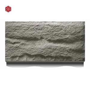 Piedra de cultivo natural para revestimiento de paredes exteriores piedra de hongo impermeable y panel de pared de espuma PU de alta densidad para la venta