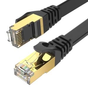 สายแลน <span class=keywords><strong>Elecom</strong></span> Pure Copper CAT8 ยาว 5 เมตร 40Gbps ป้องกันการพันกัน สายถักหุ้มฉนวนไนลอน สีดำ รุ่น CAT-1005 สำหรับคอมพิวเตอร์ - Product Image 5