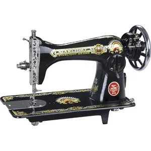 JA2-2 máquina de coser de uso doméstico tradicional con caja de madera