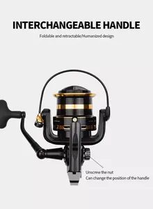 Moulinets de pêche Surf à longue coulée 10000 11000 12000 bobine en métal moulinets de filature moulinets de pêche océanique en eau salée <span class=keywords><strong>Surfcasting</strong></span> - Product Image 2