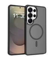 Étui de téléphone portable translucide de luxe avec anneau magnétique, sensation de peau, pour Samsung Galaxy S26 Ultra, coque de téléphone personnalisée