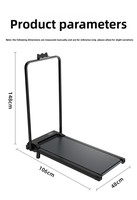 Tapis de marche portable extra large et compact à roulement fluide pour la remise en forme en intérieur