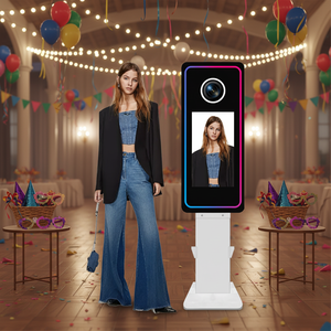 Cabina de Fotos con Espejo Mágico, Espejo Fotográfico de Pie, Espejo Pequeño para Selfies con Estuche de Transporte - Product Image 6