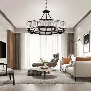 Lampadario di cristallo personalizzato di lusso moderno plafoniera di lusso in stile Hotel di alta qualità a 5 stelle nuovo stile classico - Product Image 5