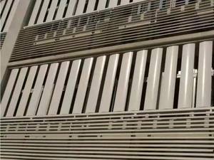 קיר פאנל עם רפפות אלומיניום עם להב רפפות רפפות אוטומטיות מתכווננות רפפות שמשייה מאלומיניום - Product Image 3