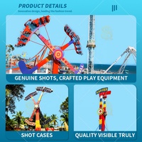 Equipo de Parque de Atracciones a Precio de Fábrica, Atracción de Doble Brazo Tipo Kamikaze en Venta