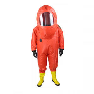 Промышленная кислотная, щелочная и газостойкая легкая и сверхпрочная интегрированная противопожарная защита полугерметичная защитная одежда - Product Image 4