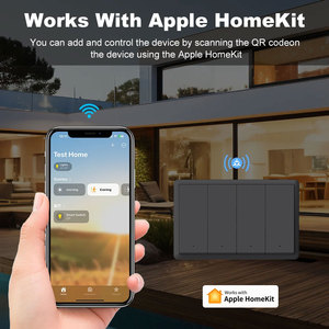 Interruptor Inteligente WiFi Tuya Matter con Cable Neutro Opcional, Estándar Estadounidense, Interruptor de Botón, Control por Voz con Alexa - Product Image 4