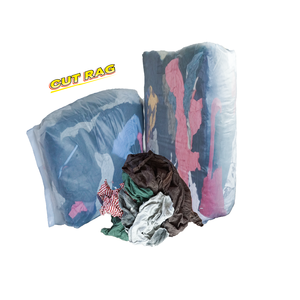 Tất Cả Các Mục Đích Lớp Một Tái Chế Cắt Sử Dụng T Áo Sơ Mi Rags Công Nghiệp Làm Sạch Vải 100% Bông Lau Rags - Product Image 1