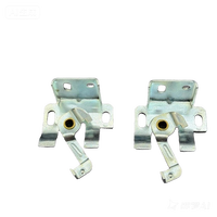 Supports pivotants modernes en fer Venation pour stores, cadre de montage en forme d'araignée, boucle de fixation pour rail supérieur de store de 25 mm (1 pouce), salon, robuste