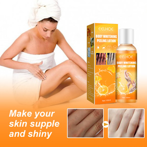 Lotion exfoliante pour le corps à l'orange EELHOE, soin de la peau organique, lotion exfoliante blanchissante pour la peau noire - Product Image 1