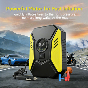 AUTOROUT RLA-0009 เครื่องสูบลมยางรถยนต์แบบดิจิตอลพกพา DC 12V คุณภาพสูง ราคาประหยัด กระบอกสูบเดี่ยว วัสดุพลาสติก ใช้งานรวดเร็ว - Product Image 2