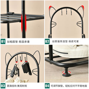 Scarpiera a 9 Ripiani Economica all'Ingrosso, Organizzatore Semplice <span class=keywords><strong>in</strong></span> <span class=keywords><strong>Metallo</strong></span> <span class=keywords><strong>per</strong></span> Scarpe, Espositore <span class=keywords><strong>per</strong></span> Negozi - Product Image 6