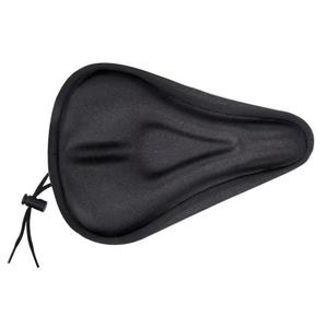 Housse de selle de vélo plate en gel, noire, en Lycra et silicone, confortable, coussin de siège de vélo de route, unisexe, adulte, design moderne - Product Image 5