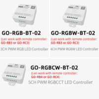 Controlador inteligente LED de un solo color, atenuador, ajuste de velocidad, Control remoto, funciones de sincronización, modo de música, controlador inteligente