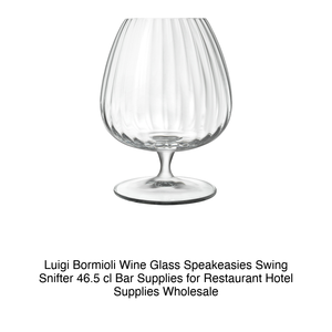 Copa Speakeasies Swing Snifter 46.5 cl A 12.7 cm Ø 9.5 cm Luigi Bormioli - Product Image 2